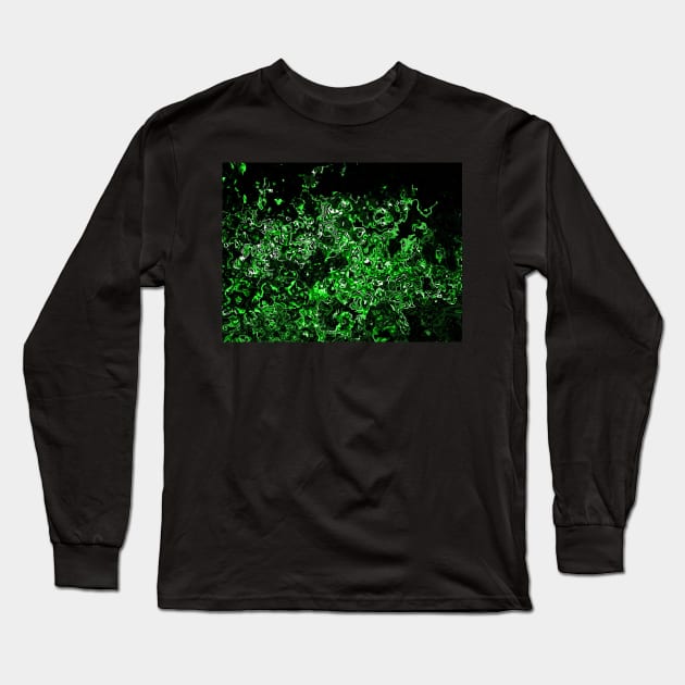 Malachite Long Sleeve T-Shirt by Pancake10